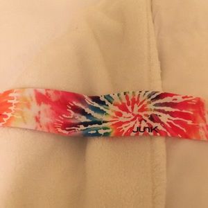JUNK rainbow tie headband